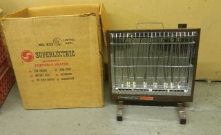 Vintage Superlectric No.  632 Portable Space Heater - Great