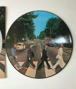 THE BEATLES Abbey Road Rare Picture Disc Vinyl 12 