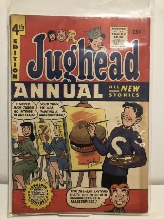 Jughead Annual 4 Archie Series Early Silver Age Comics