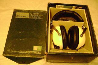 Vintage High End Sansui Stereo Headphones Final