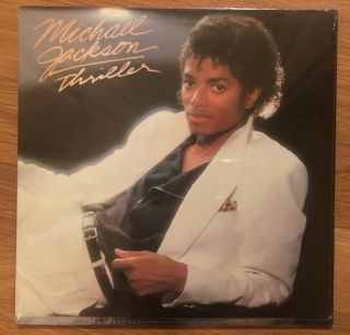 Vintage 1982 Michael Jackson Thriller Vinyl Lp First Pressing Qe 38112