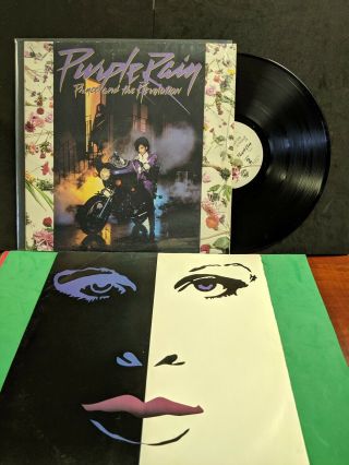 Prince And The Revolution Purple Rain 1984 Vintage First Press Lp 33rpm