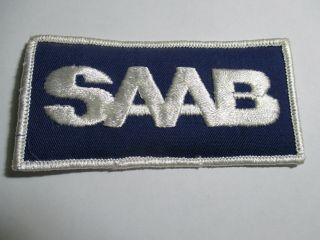 Saab Patch,  Vintage,  Nos 4 X 2 Inches