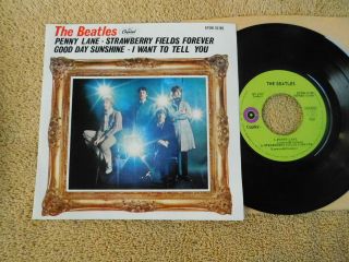 The Beatles - Penny Lane,  3 - Mexican Picture Sleeve Ps 7 " Ep