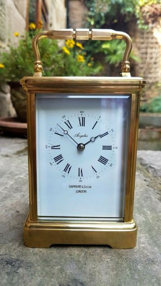 A Quality 8 - Day Striking Carriage Clock From The French Maker L 