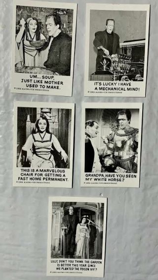 5 - 1964 Leaf The Munsters Cards 