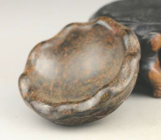 Chinese Old Natural Jade Hand - Carved Flower Tea Cup