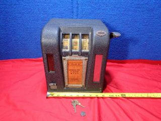 Antique 1 Cent Cigarette Trade Stimulator Gumball / Candy Machine 2