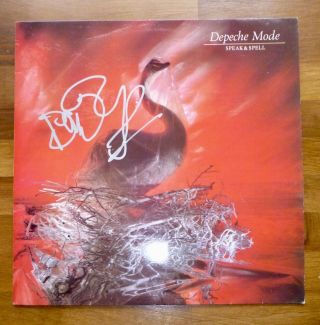 Depeche Mode - Hand Signed By Dave Gahan - Album Vinyl Sleeve With Album &