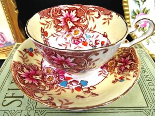 Victoria C&e Tea Cup And Saucer Painted Floral Teacup Cup & Saucer