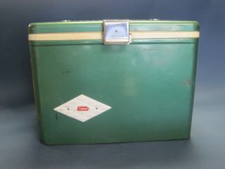 Vintage Coleman Snowflake Logo Camp Ice Chest Metal Casing Small Size