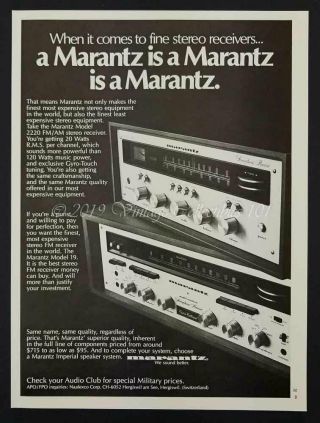1973 Marantz Stereo Receiver Model 2220 19 photo electronics vintage print ad 2