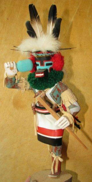 Native American Antelope Kachina Doll - By Navajo Artist F.  Largo 12 " Tall