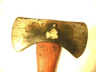 Vintage Plumb Double Bit 3.  2 Cruiser Axe With Handle And Label