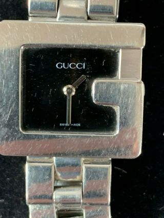 Authentic Gucci 3600l Black Dial Stainless Steel Quartz Women 
