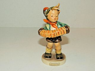 Vintage Hummel Tmk3 " Accordion Boy " No.  185 Western Germany Figurine,  5 1/4 "