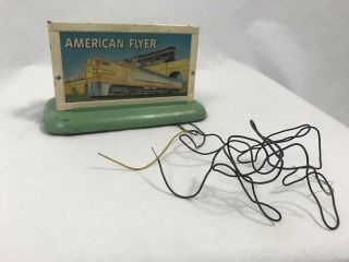 Vintage American Flyer A.  C.  Gilbert Co.  1950 Light Up Train Sign