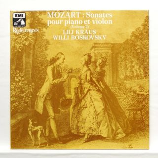 Lili Kraus,  Willi Boskovsky - Mozart Violin & Piano Vol.  2 Emi 4xlps Box Nm