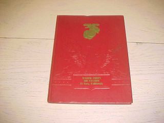Vintage Marine Corps Air Station El Toro California Usmc Plane Yearbook Book Sem