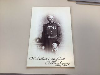 Signed Civil War Brig General Christian T.  Christensen Cabinet Grouping