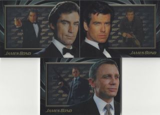 James Bond 50th Anniversary Series 2 - Complete Shadowbox Chase Set S4,  S5,  S6