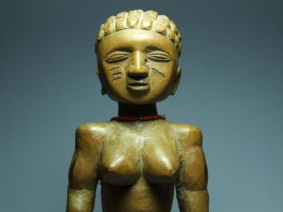Fine Vintage African Carved Tribal Female Figure Ewe People Ghana Togo Yoruba