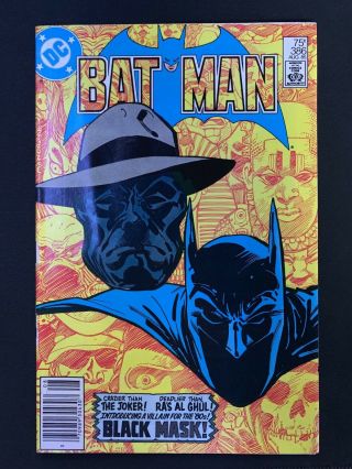 Batman 386 1st Appearance Of Black Mask Vg,