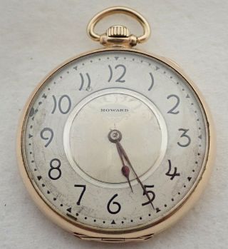 Vintage 12s E Howard 23 Jewel 23j Gold Filled Pocket Watch