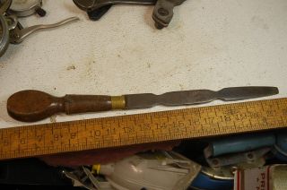 17 Inch Vintage Turnscrew Flat Tip Screwdriver Tool Ship Wright Blacksmith