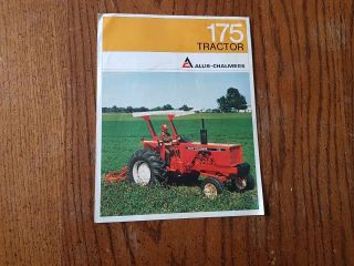 1970 Allis - Chalmers 175 Tractor Brochure Agco D21 D19 D17 7000 7080 Wd