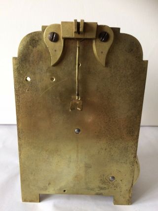 Early 19th Century English Single Fusee Wall Clock Movement Complete Runs Ok
