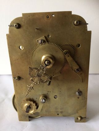 Early 19th Century English Single Fusee Wall Clock Movement Complete Runs Ok 2