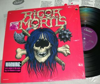 Rigor Mortis Self Titled S/t Same Vinyl Lp Promo Usa Record,  Inserts Album Nm/ex,