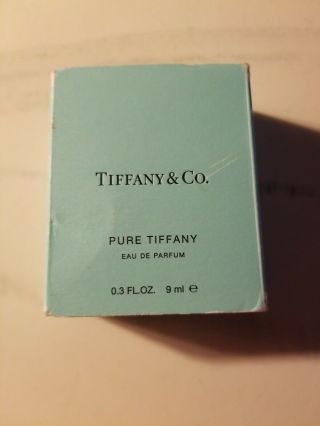 Pure Tiffany & Co.  Vintage Mini Perfume Eau De Parfum.  3 oz 9 ml 2