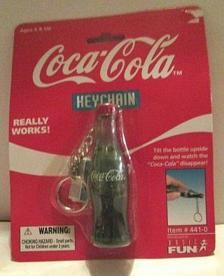 Coca - Cola Bottle Keychain - In Package