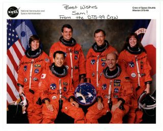2000 Space Shuttle Endeavor Sts - 99 Crew Signed Official Nasa Photo
