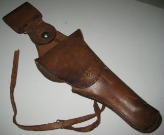 U.  S.  Calvary.  38 Special Revolver Holster 1898 Spanish - American War Authentic