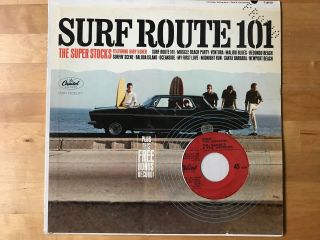 Surf Lp - Stocks - Surf Route 101 - With Bonus 45 Mr.  Gasser & The Weirdos