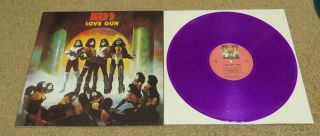 Kiss Love Gun Japanese Originals Colored Vinyl Lp