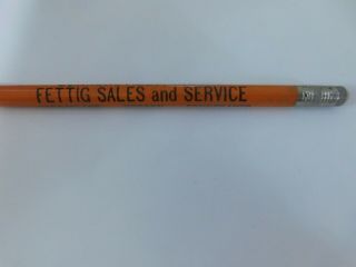 Advertising Pencil Fettig Sales Terraplane Hudson Studebaker Connersville Ind