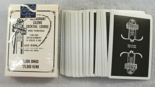 Vintage Silver Nugget Casino Las Vegas Nevada playing cards XXXXXRARE FIND 2