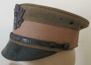U.  S.  M 1902 Army Officer Visor Hat - Identified And Maker Marked