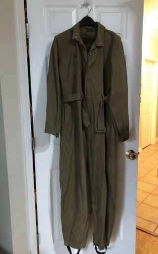 Vintage Wwii Us Army Air Force A - 4 Military Flight Suit Usaf A4 Size 40
