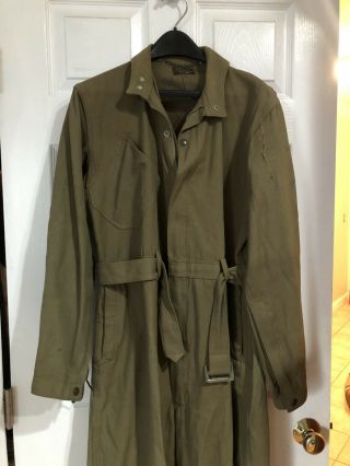 Vintage WWII US Army Air Force A - 4 Military Flight Suit USAF A4 Size 40 3