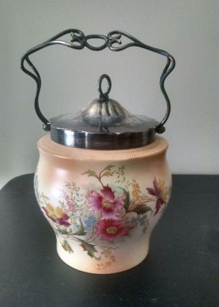 Antique Carlton Ware Biscuit Jar