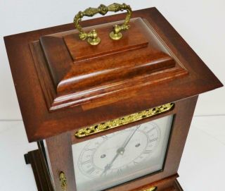 Antique English London Regency 8 Day Twin Fusee Striking Library Bracket Clock 3