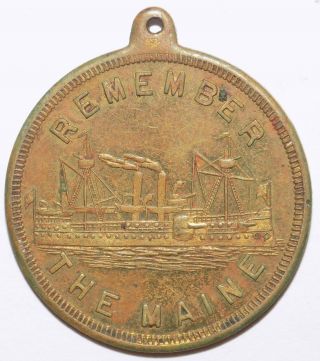 Admiral Dewey / Remember the Maine medal 2