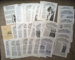 The Coin - Op Newsletter = 39 Different Vintage Copies 1991 - 1995 - Collectors News
