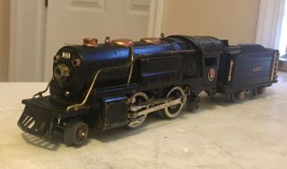 Vintage Prewar Lionel Steam Locomotive No.  259E With Tender, 2