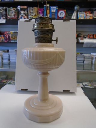 Vintage Aladdin Alacite Tall Lincoln Drape Oil Lamp